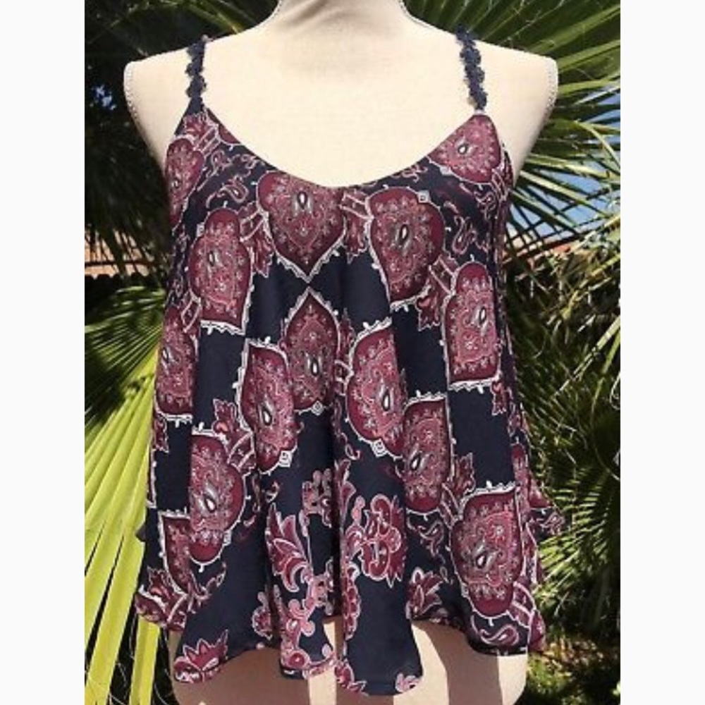 Pacsun LA Hearts Lace Strap Tank